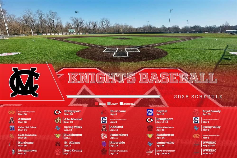 Varsity Baseball 2025 Schedule